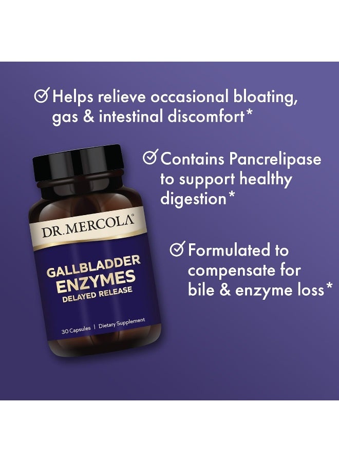 Dr. Mercola - Gallbladder Enzymes 30 Capsules - Image 5